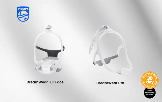 Choosing the Right CPAP Mask: Comparing DreamWear Full Face and DreamWear Under-the-Nose (UtN)
