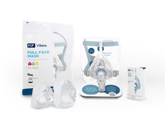 Fisher & Paykel Vitera Full Face Mask Fit Pack - Packaged with Small, Medium and Large Size Seals