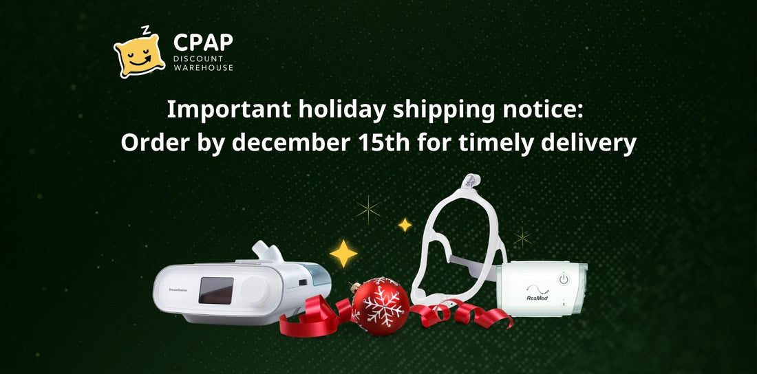 Important Holiday Shipping Notice: Order by December 15th for Timely Delivery