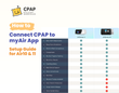 How to connect CPAP to myair app?