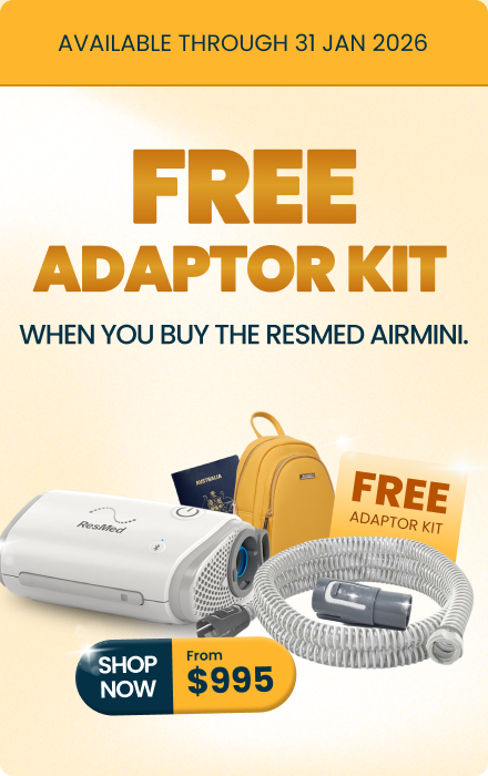 Free Adaptor Kit when You buy the resmed airmini
