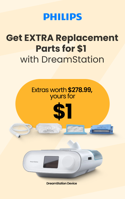 Purchase a Philips DreamStation, receive an extra heated tube, humidifier chamber and filters for just $1