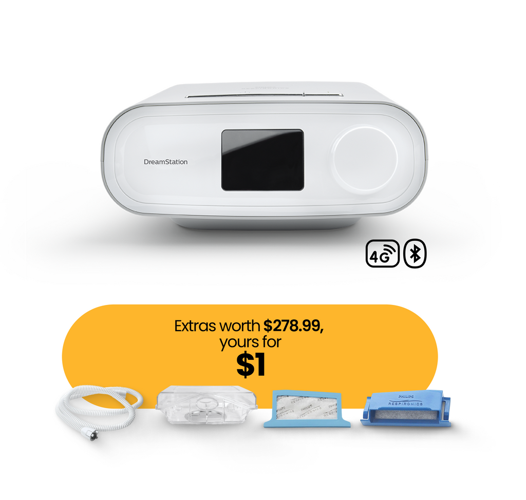 Philips DreamStation Pro CPAP 4G with EXTRA Replacement Parts