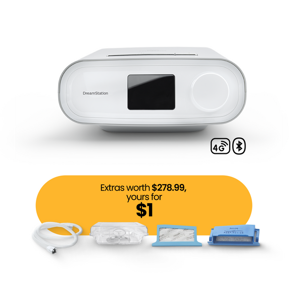 Philips DreamStation Pro CPAP 4G with EXTRA Replacement Parts