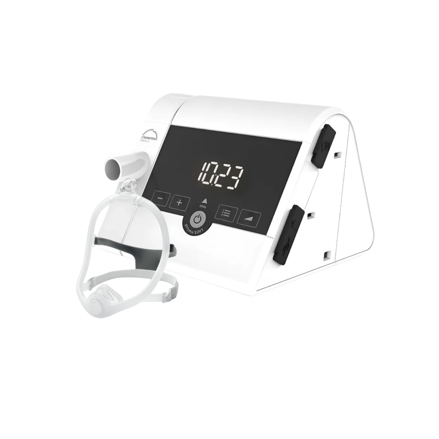 Lowenstein Prisma SMART max Auto CPAP Machine (4G/Bluetooth), PrismaAQUA & Heated Tube with 50% Mask Option