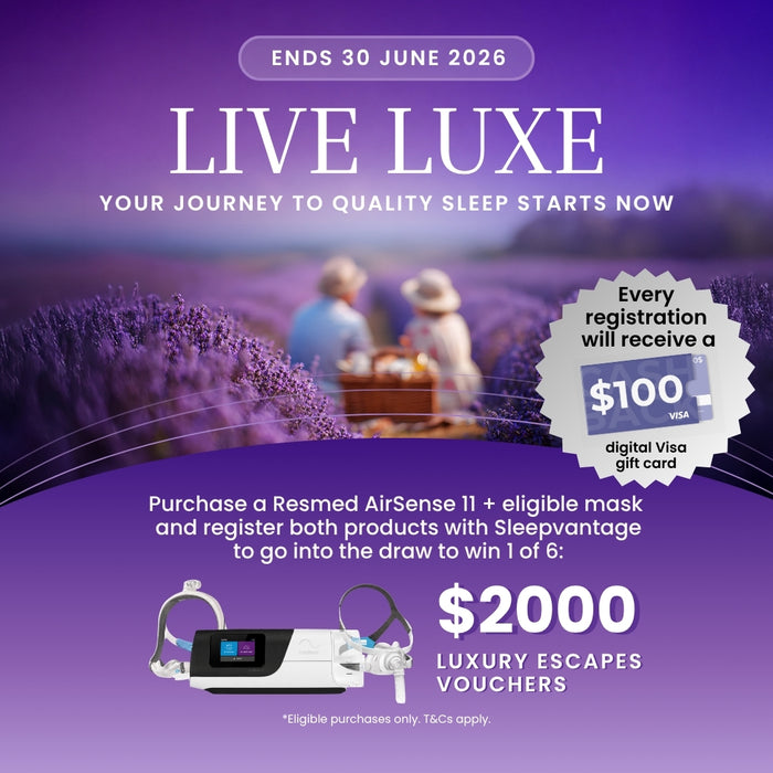 LiveLuxe: buy an AirSense 11 + eligible mask, get a $100 Visa gift card + go in the draw to win a $2,000 escape