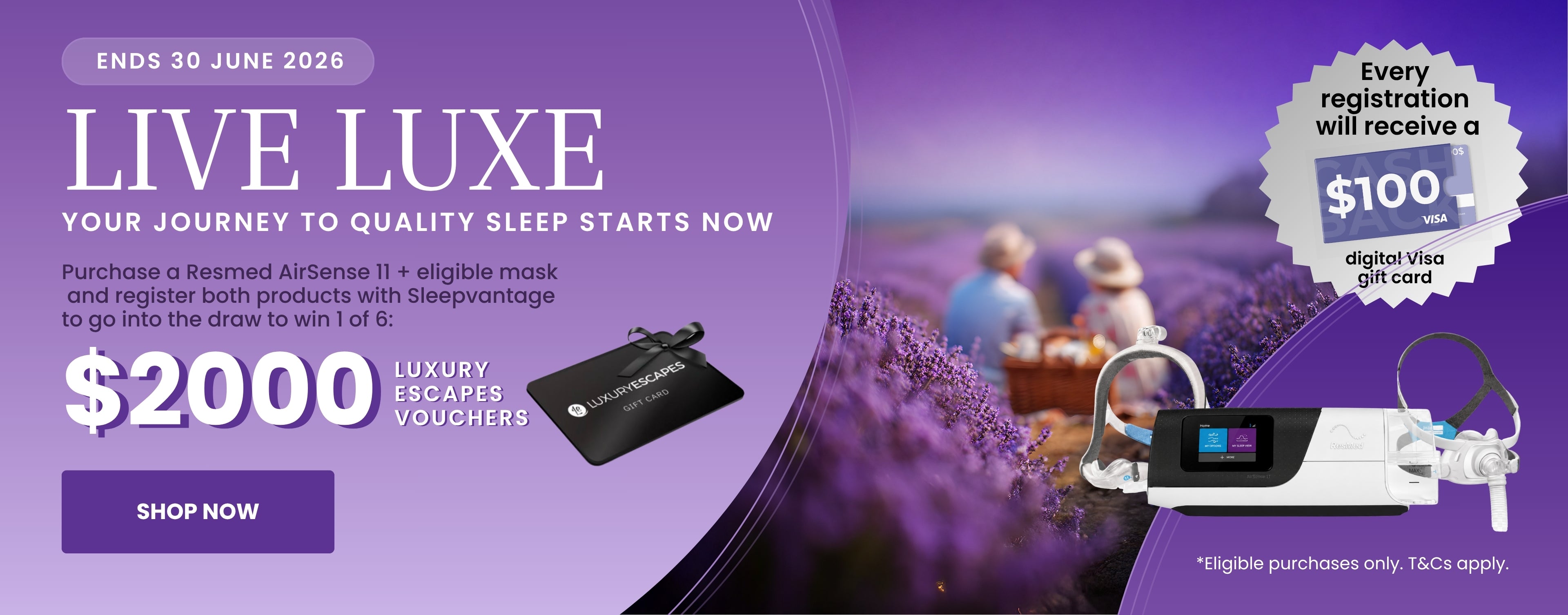 ResMed LiveLuxe AirSense 11 promotion