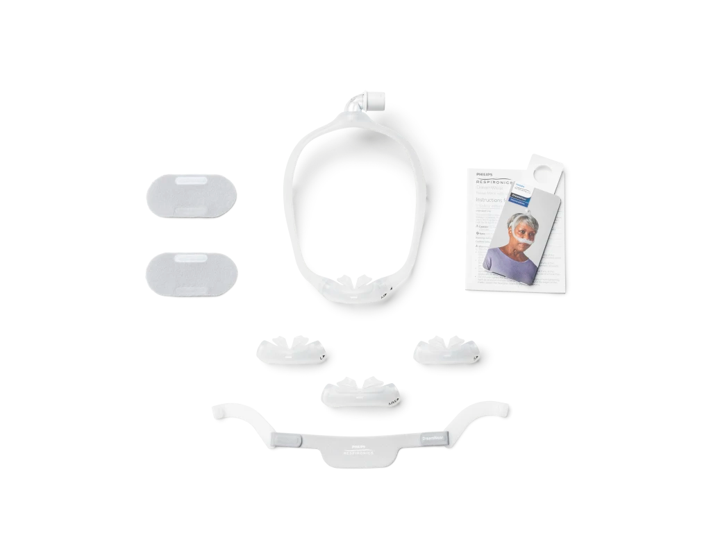 Philips Respironics DreamWear Silicon Diametric Pillow 1.5 Mask Set Up Pack (S,M Frame and S,M UTN cushions)